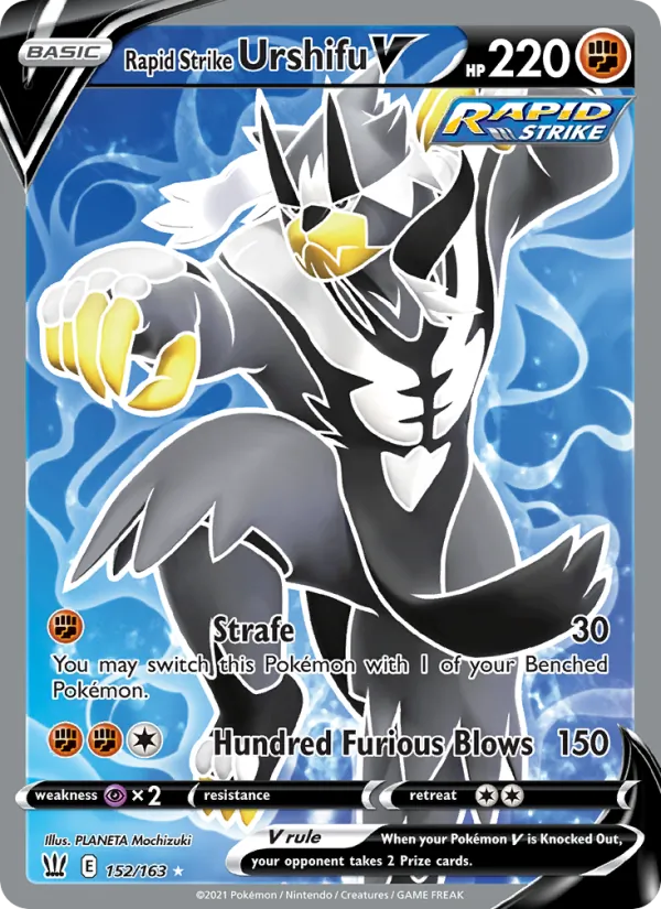 Rapid Strike Urshifu V - Battle Styles Pokemon Card