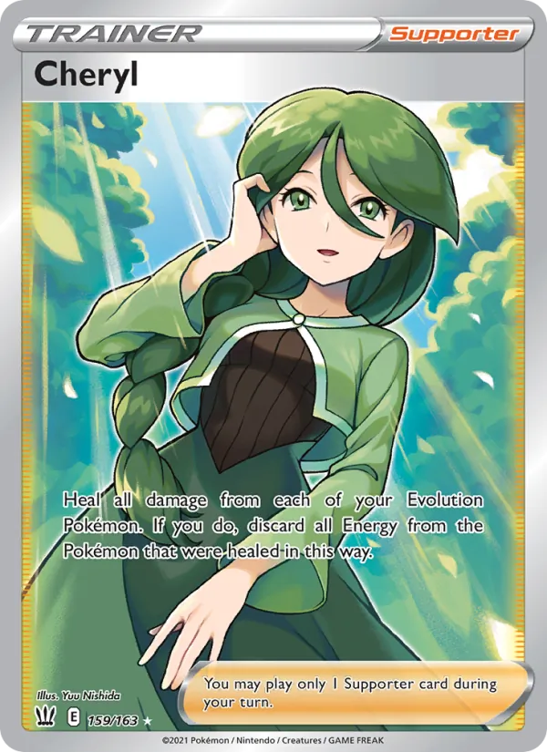 Cheryl - Battle Styles Pokemon Card