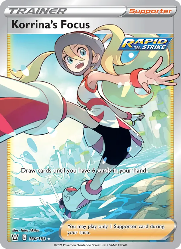 Korrina's Focus - Battle Styles Pokemon Card