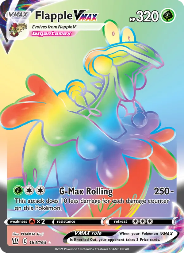 Flapple VMAX - Battle Styles Pokemon Card
