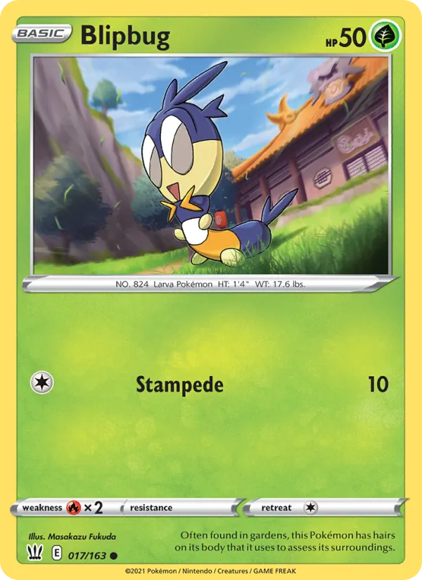 Blipbug - Battle Styles Pokemon Card