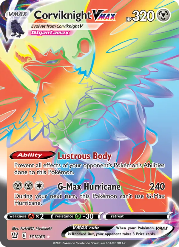 Corviknight VMAX - Battle Styles Pokemon Card