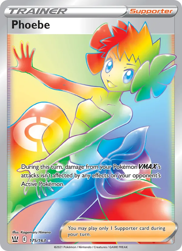 Phoebe - Battle Styles Pokemon Card