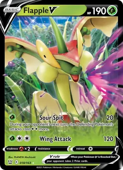 Flapple V - Battle Styles