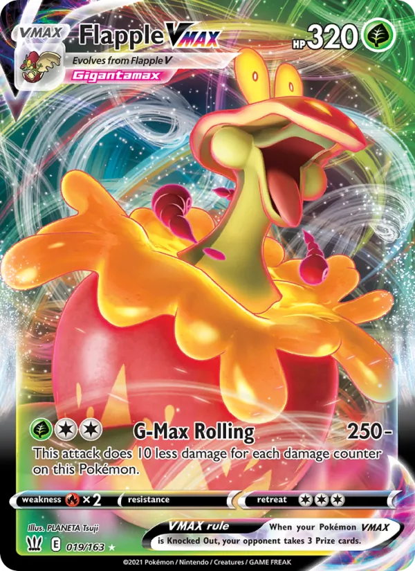Flapple VMAX - Battle Styles Pokemon Card