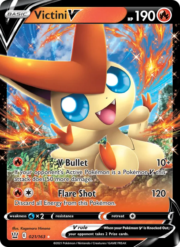Victini V - Battle Styles Pokemon Card