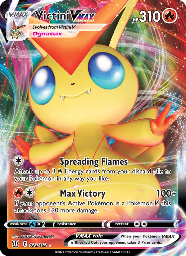 Victini VMAX - Battle Styles Pokemon Card