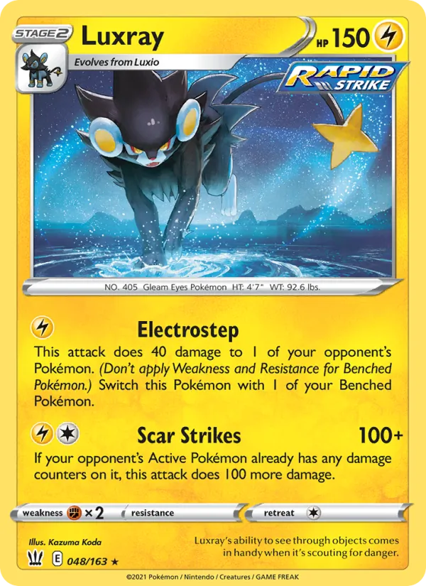 Luxray - Battle Styles Pokemon Card
