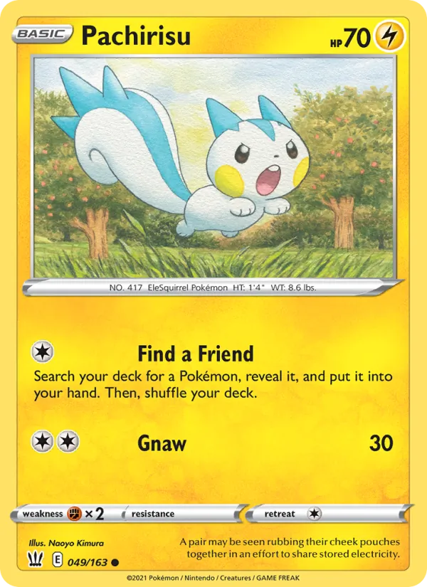 Pachirisu - Battle Styles Pokemon Card