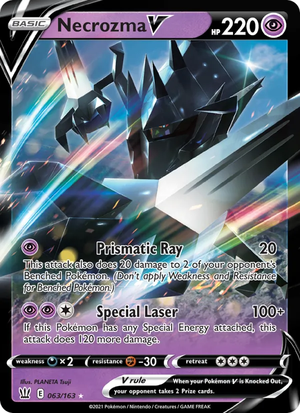 Necrozma V - Battle Styles Pokemon Card