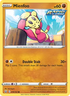 Mienfoo - Battle Styles