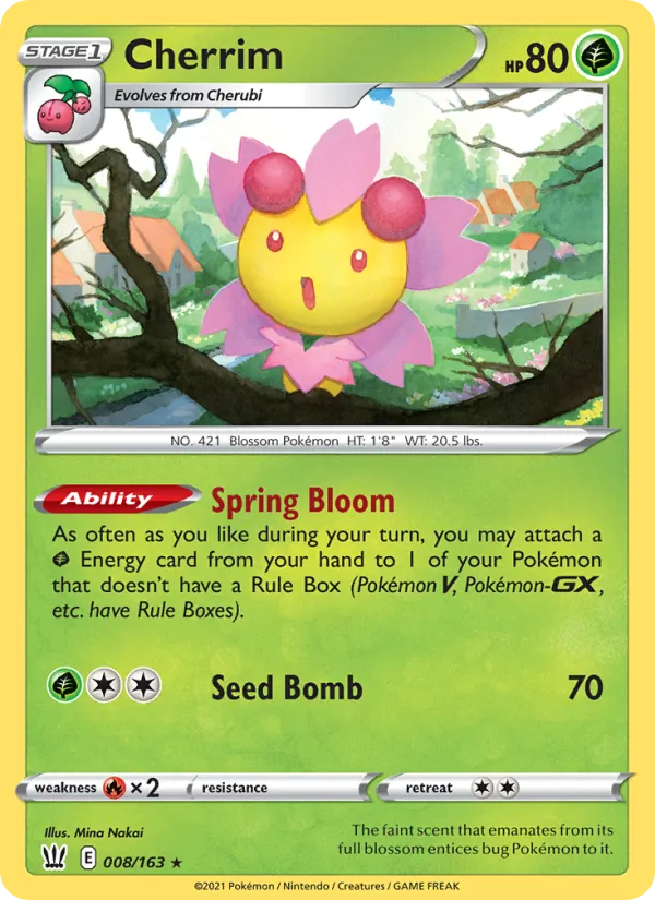 Cherrim - Battle Styles Pokemon Card