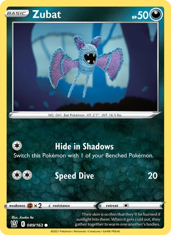 Zubat - Battle Styles Pokemon Card