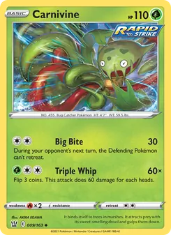 Carnivine - Battle Styles