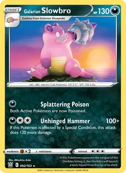 Galarian Slowbro - Battle Styles