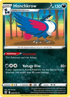 Honchkrow - Battle Styles