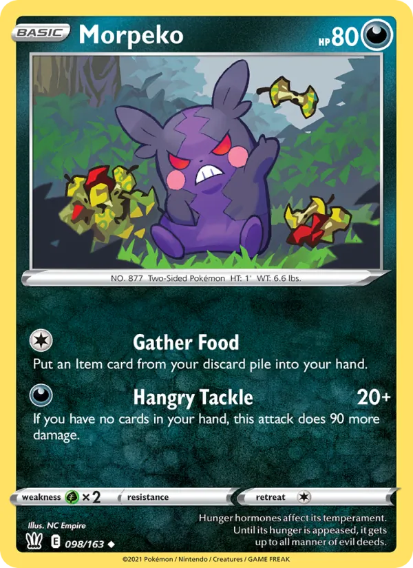 Morpeko - Battle Styles Pokemon Card