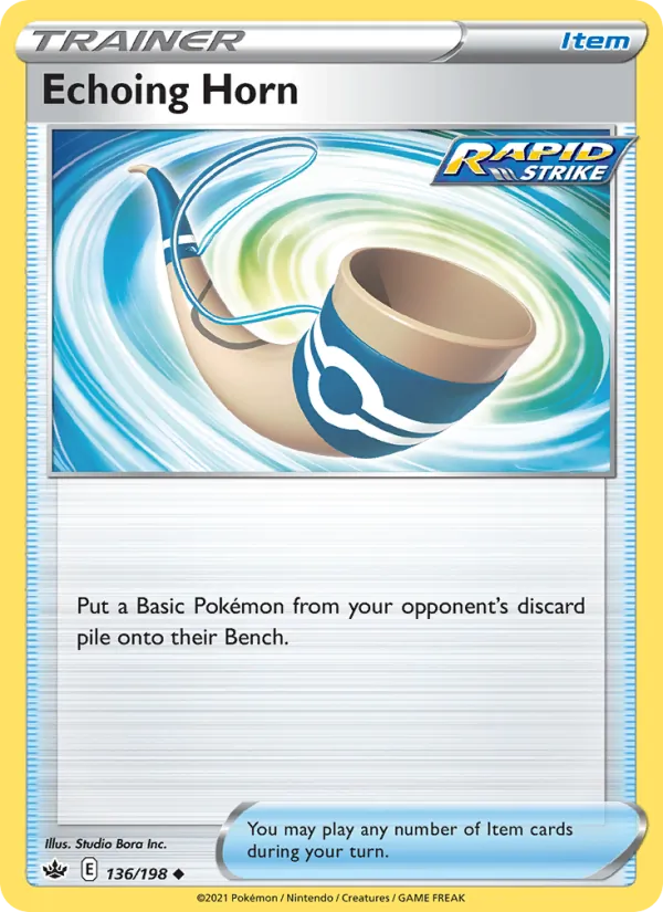 Echoing Horn - Chilling Reign Pokemon Card