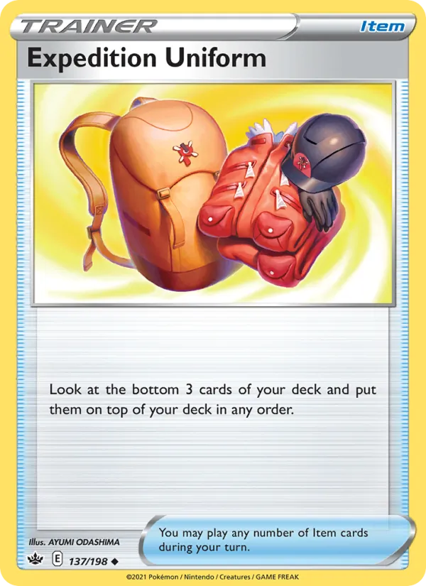 Expedition Uniform - Chilling Reign Pokemon Card