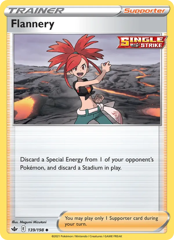 Flannery - Chilling Reign Pokemon Card