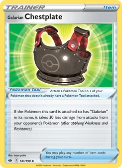Galarian Chestplate - Chilling Reign