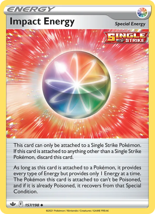 Impact Energy - Chilling Reign Pokemon Card