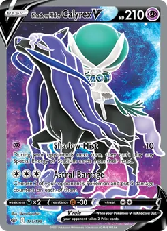 Shadow Rider Calyrex V - Chilling Reign