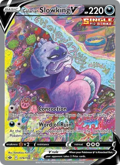 Galarian Slowking V - Chilling Reign