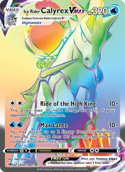 Ice Rider Calyrex VMAX - Chilling Reign