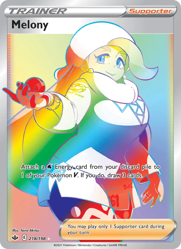 Melony - Chilling Reign Pokemon Card