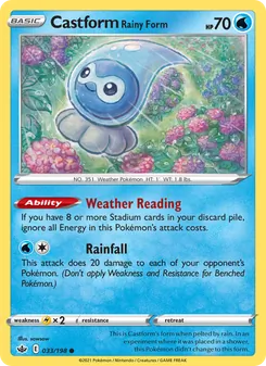 Castform Rainy Form - Chilling Reign