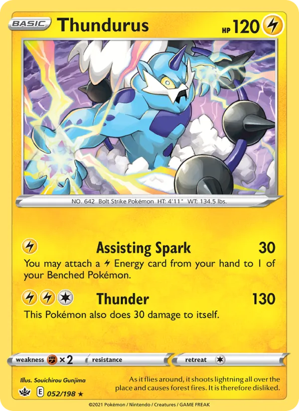 Thundurus - Chilling Reign Pokemon Card
