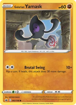 Galarian Yamask - Chilling Reign