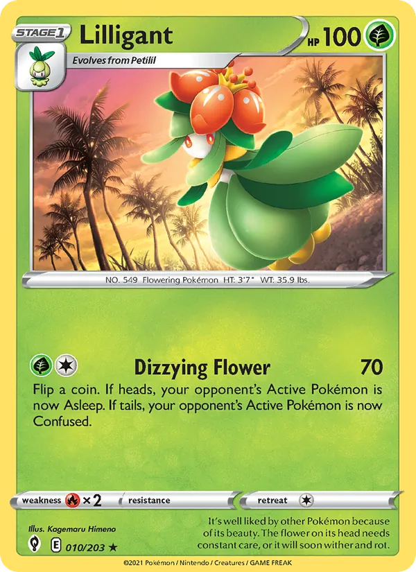 Lilligant - Evolving Skies Pokemon Card