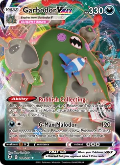 Garbodor VMAX - Evolving Skies