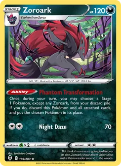Zoroark - Evolving Skies