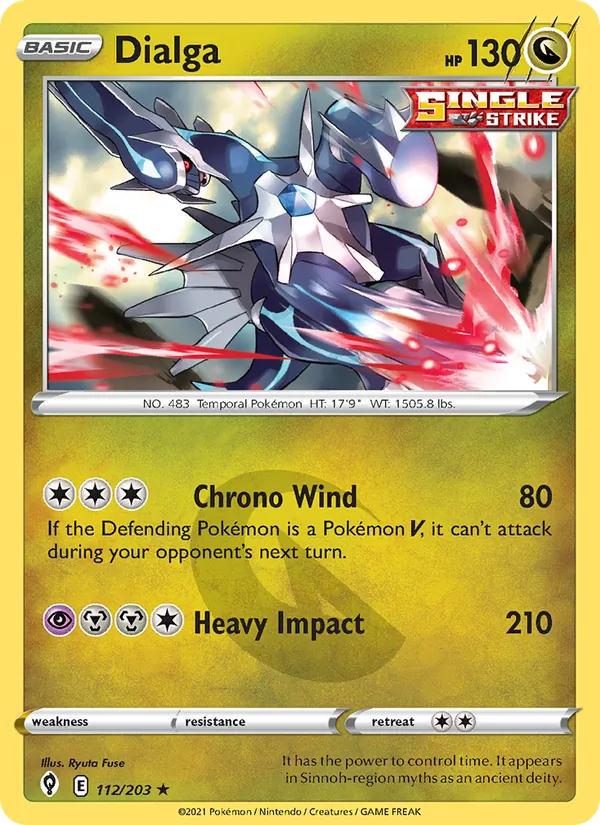 Dialga - Evolving Skies Pokemon Card