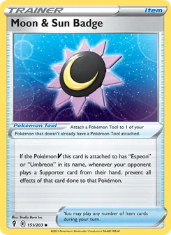 Moon & Sun Badge - Evolving Skies