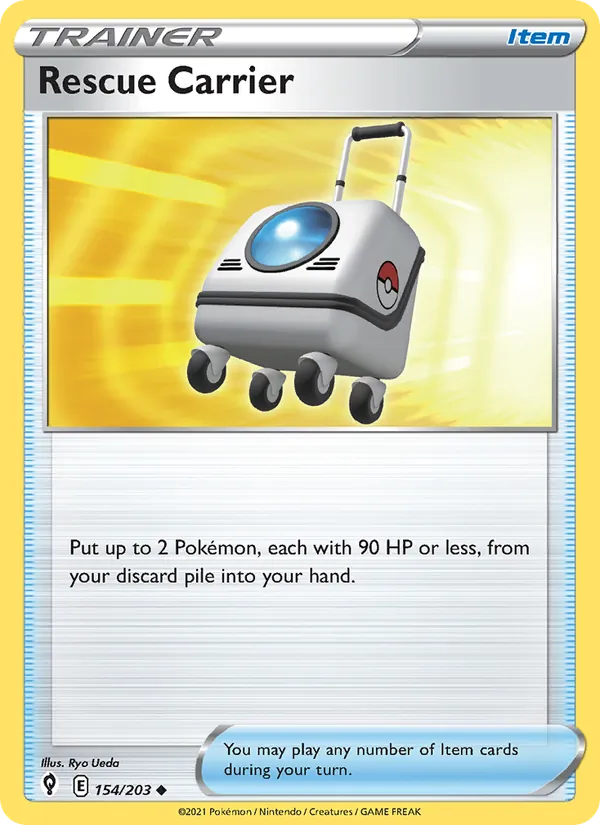 Rescue Carrier - Evolving Skies Pokemon Card