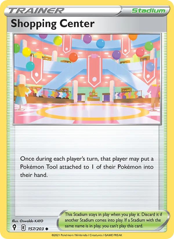 Shopping Center - Evolving Skies Pokemon Card