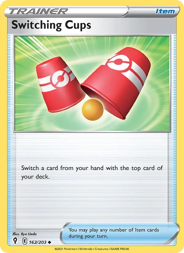 Switching Cups - Evolving Skies Pokemon Card