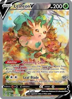 Leafeon V - Evolving Skies