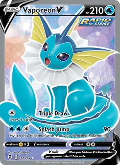 Vaporeon V - Evolving Skies