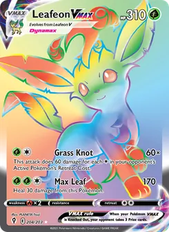 Leafeon VMAX - Evolving Skies