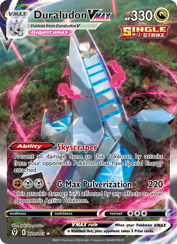 Duraludon VMAX - Evolving Skies Pokemon Card