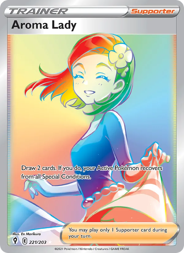 Aroma Lady - Evolving Skies Pokemon Card