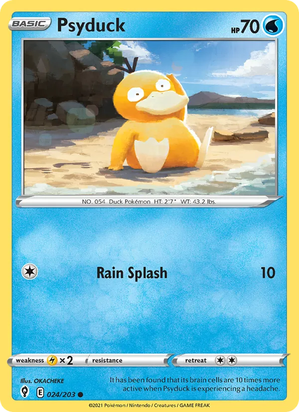 Psyduck - Evolving Skies Pokemon Card