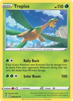 Tropius - Evolving Skies
