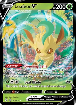 Leafeon V - Evolving Skies