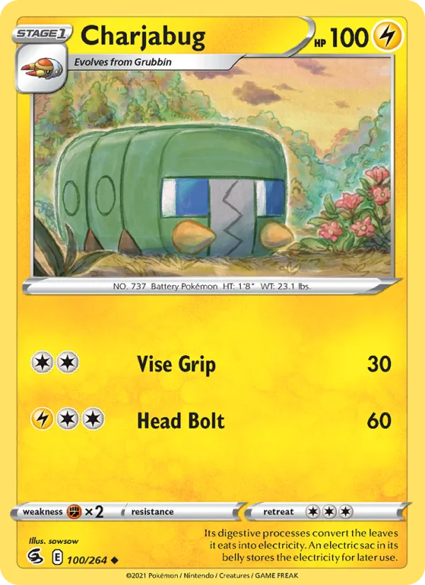 Charjabug - Fusion Strike Pokemon Card